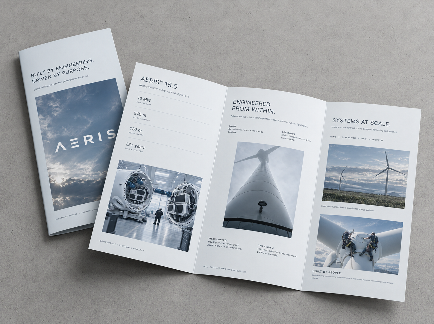 Aeris marketing print spread